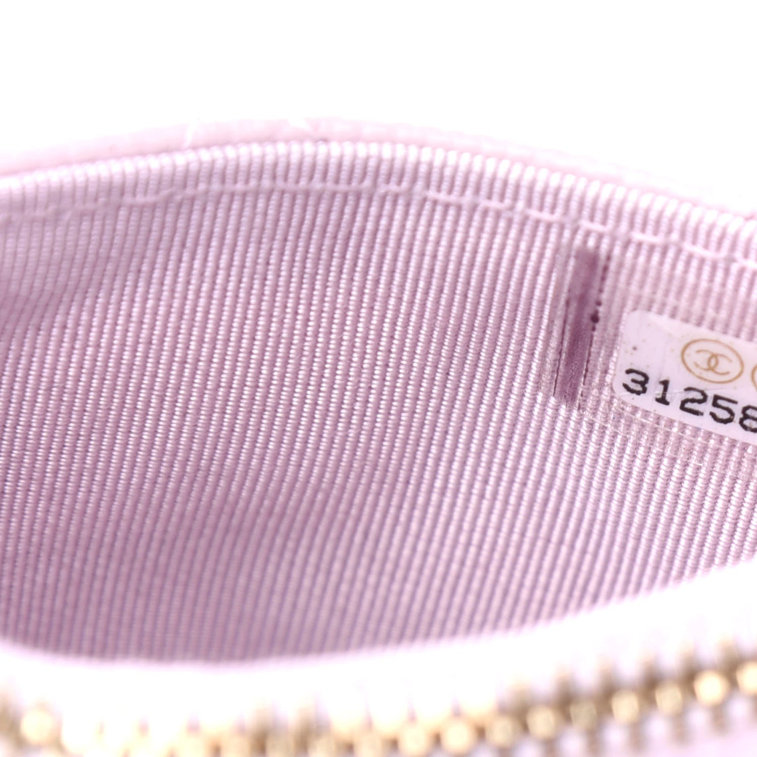 Chanel Caviar Quilted CC Zip Card Holder Light Pink 7 of 8