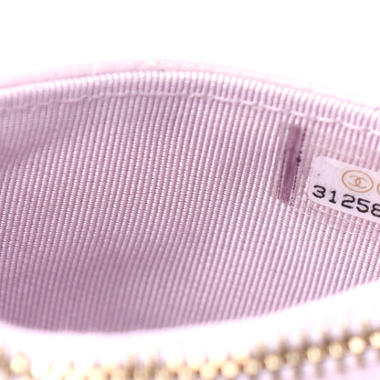 Chanel Caviar Quilted CC Zip Card Holder Light Pink 7 of 8