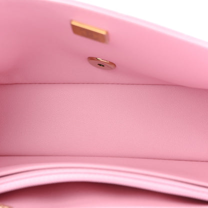 Chanel Lambskin Quilted Mini Rectangular Flap Pink 5 of 11