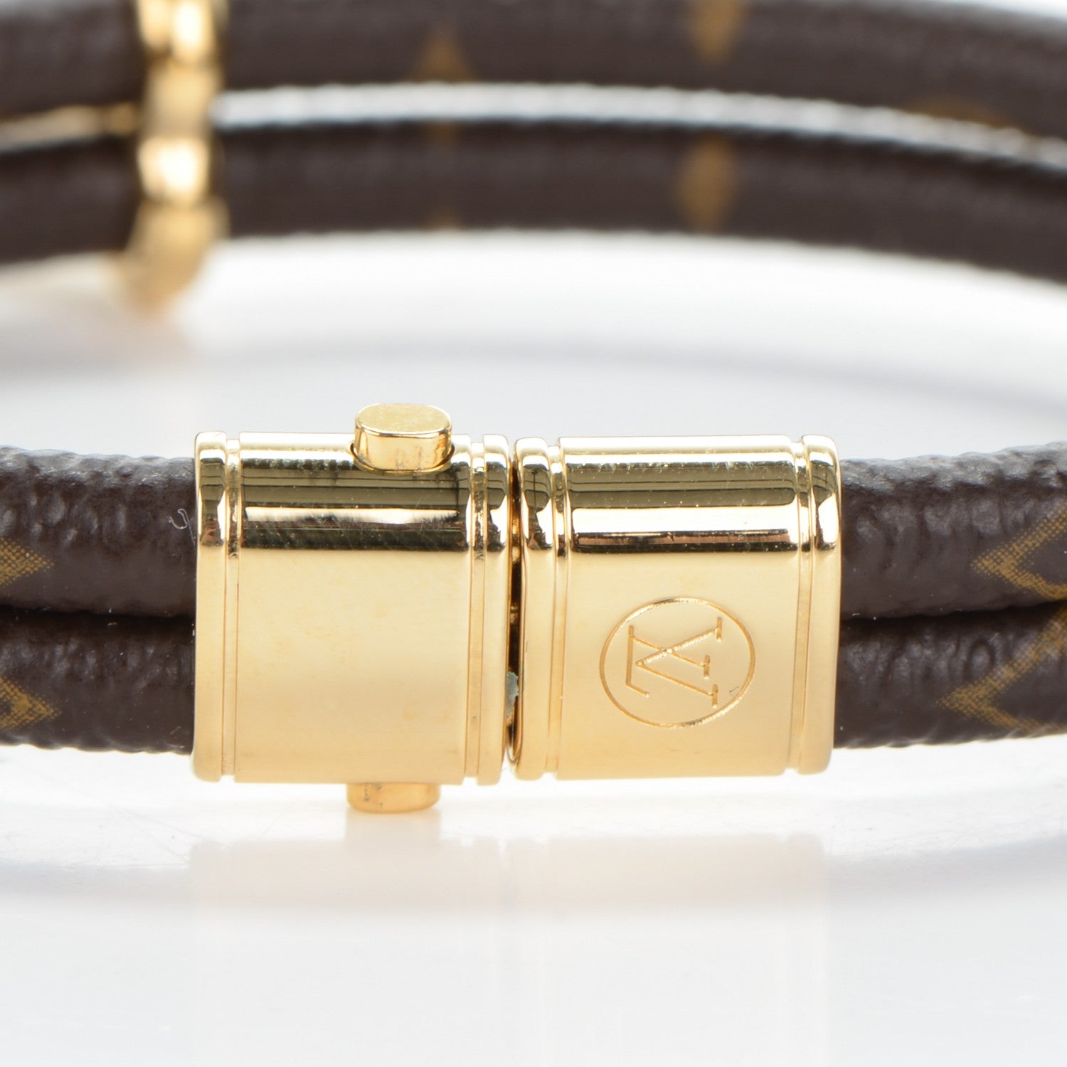 Louis Vuitton Monogram Keep It Twice Bracelet 19 4 of 5