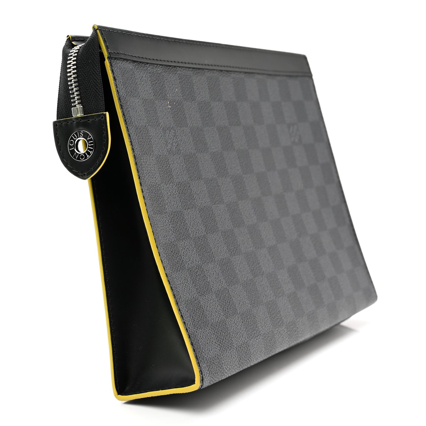 Damier Graphite Pochette Voyage MM Yellow
