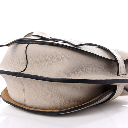 Loewe Grained Calfskin Small Gate Crossbody Bag Light Oat 6 of 8