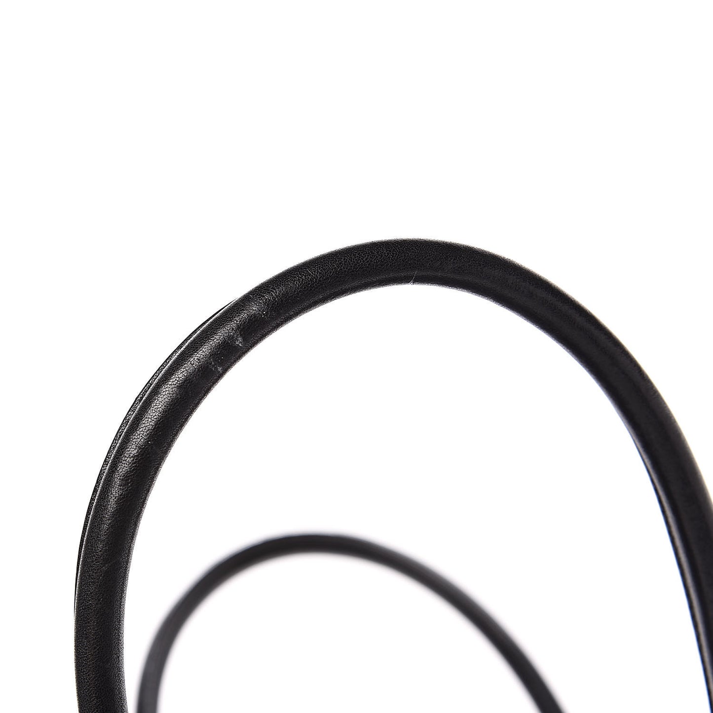 Linen Calfskin Rive Gauche Tote Black