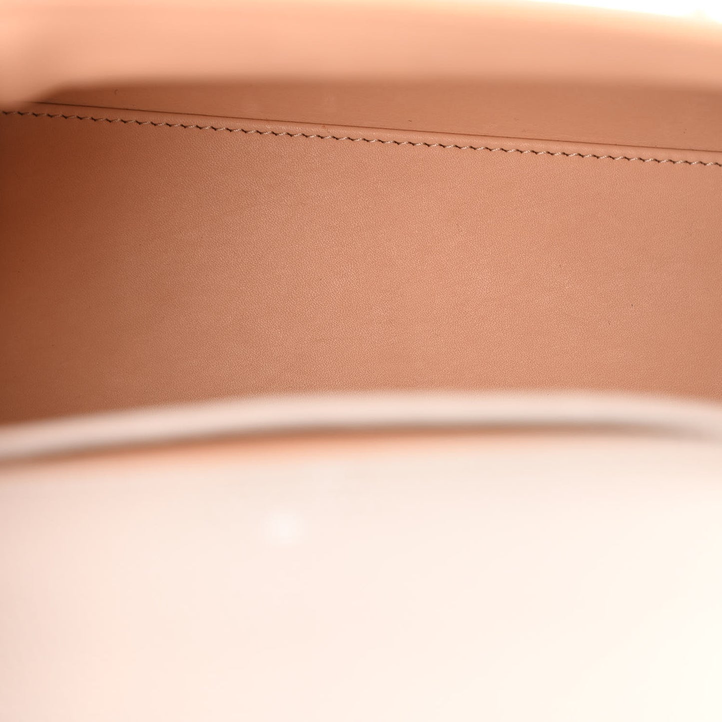 Crispy Calfskin Mini Tempete Satchel Light Grey
