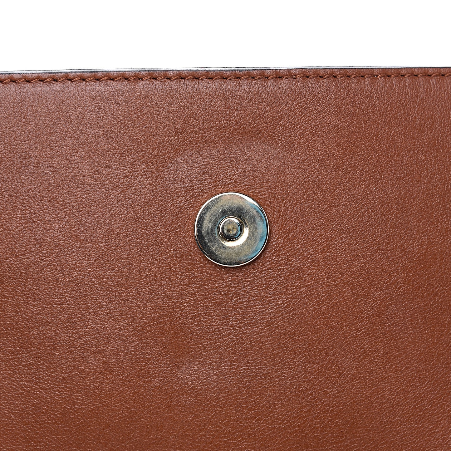 Suede Calfskin Small Faye Shoulder Bag Tobacco