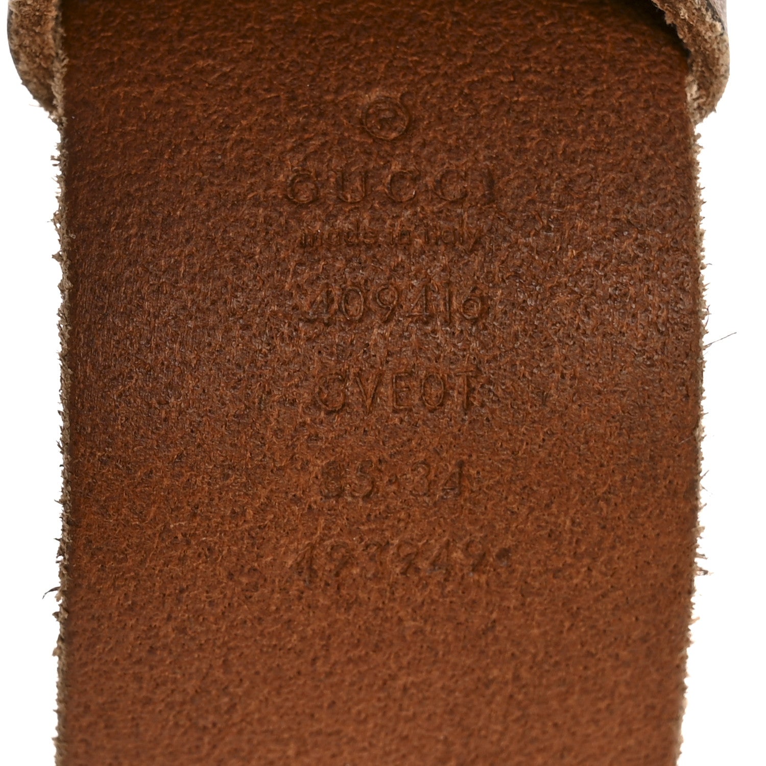 Gucci Faded Calfskin Double G 40mm Belt 85 34 Cuir 5 of 8