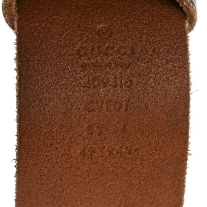 Gucci Faded Calfskin Double G 40mm Belt 85 34 Cuir 5 of 8