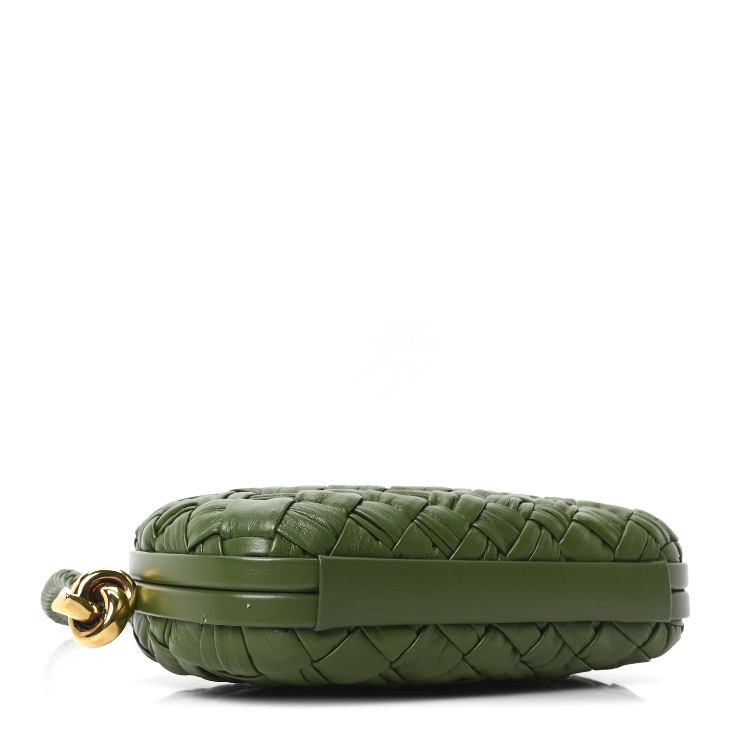 Bottega Veneta Calfskin Intrecciato Knot On Strap Avocado 4 of 9