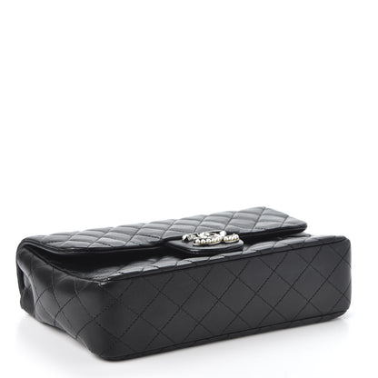 Chanel Lambskin Quilted Medium Westminster Pearl Flap Black 3 of 9