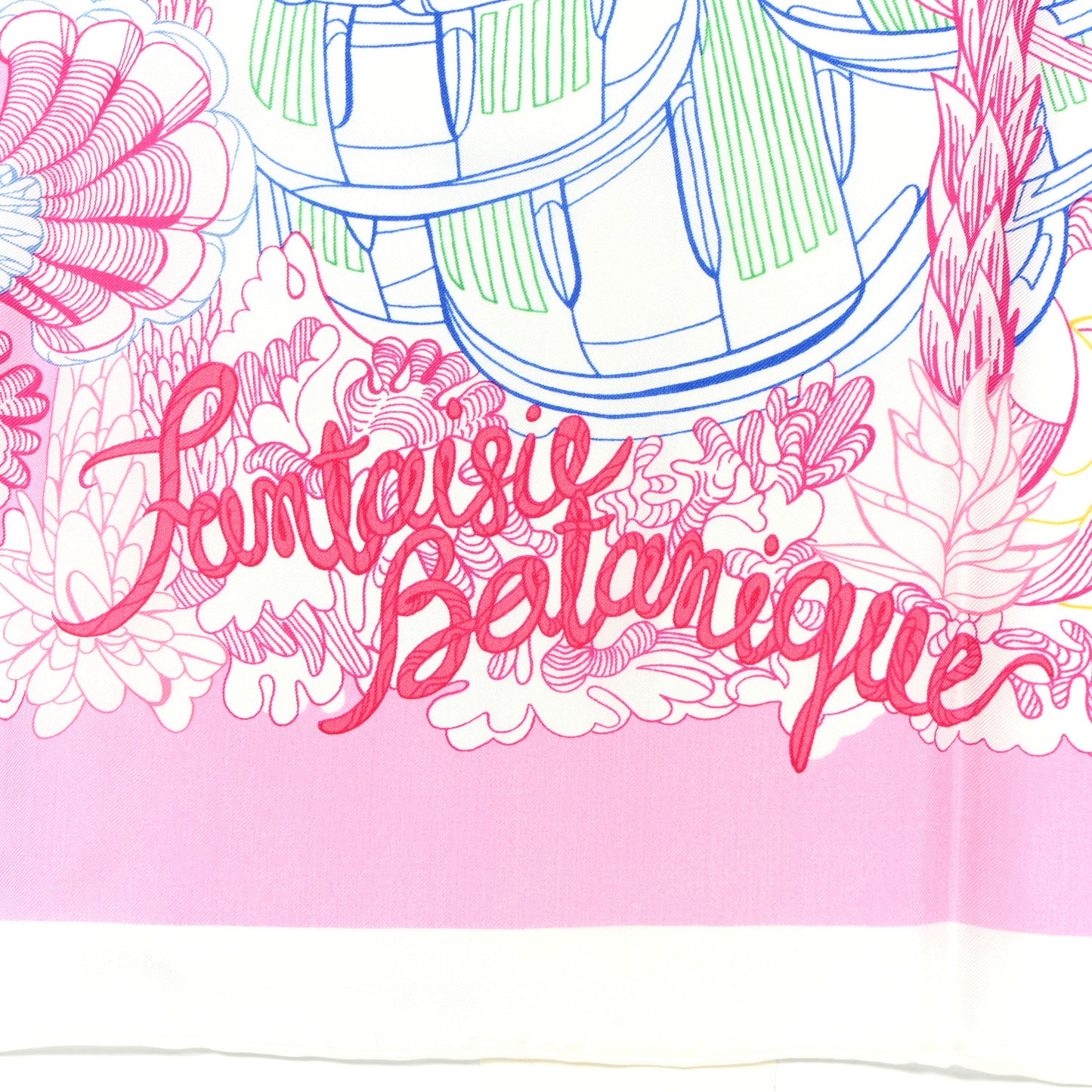 Silk Fantaisie Botanique Shawl 140