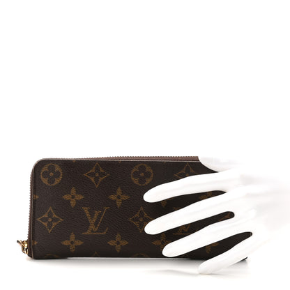 Louis Vuitton Monogram Clemence Wallet Rose Ballerine 2 of 7