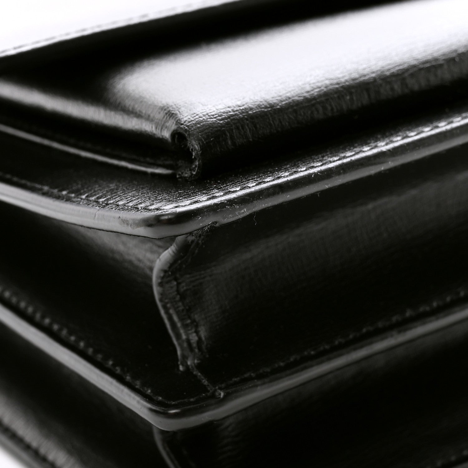 Saint Laurent Calfskin Medium Monogram Sunset Black 12 of 12