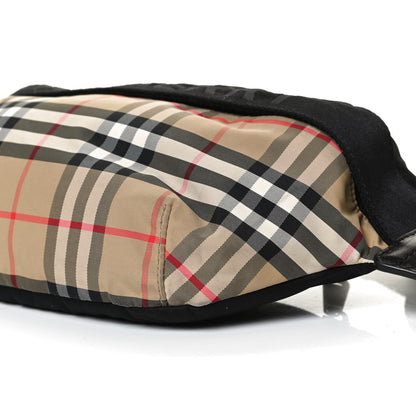 Burberry Nylon Vintage Check Sonny Bum Bag Archive Beige Black 9 of 11
