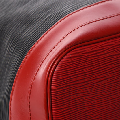 Louis Vuitton Epi Bi-Color Noe Castillan Red Black 11 of 18