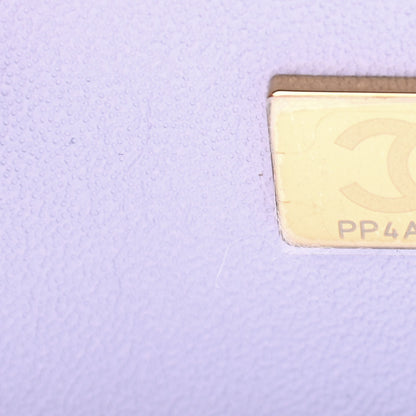 Chanel Lambskin Quilted Mini Top Handle Rectangular Flap Light Purple 7 of 10