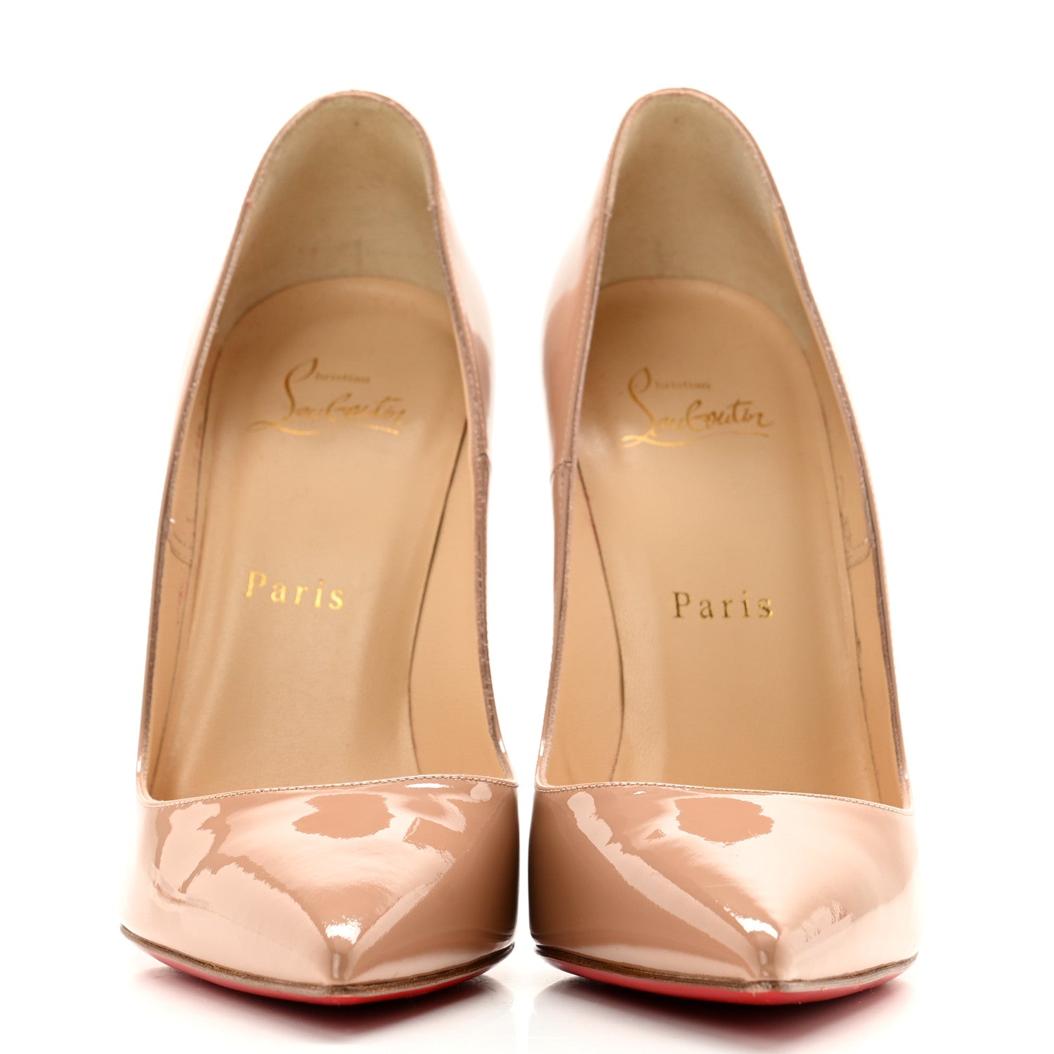 Christian Louboutin Patent So Kate 120 Pumps 37 Nude 2 of 10
