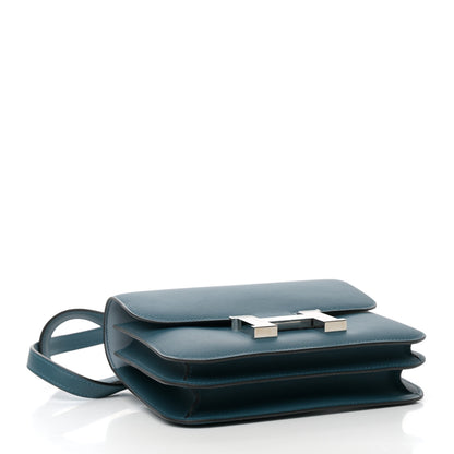 Hermes Swift Constance Verso 18 Colvert Bleu Lin 4 of 11