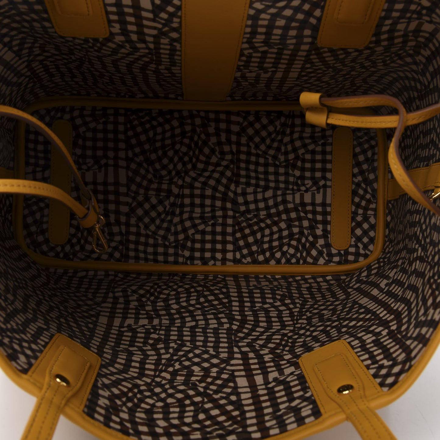 Visetos Medium Liz Reversible Shopper Tote Cognac Yellow