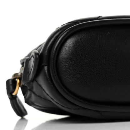 Gucci Calfskin Matelasse GG Marmont Key Pouch Black 8 of 10