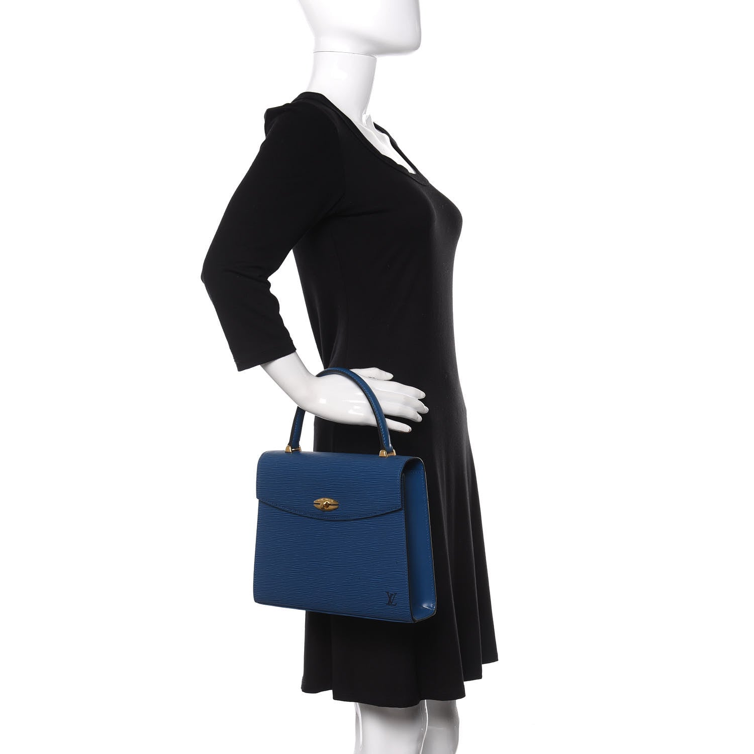 Louis Vuitton Epi Malesherbes Cyan 2 of 11