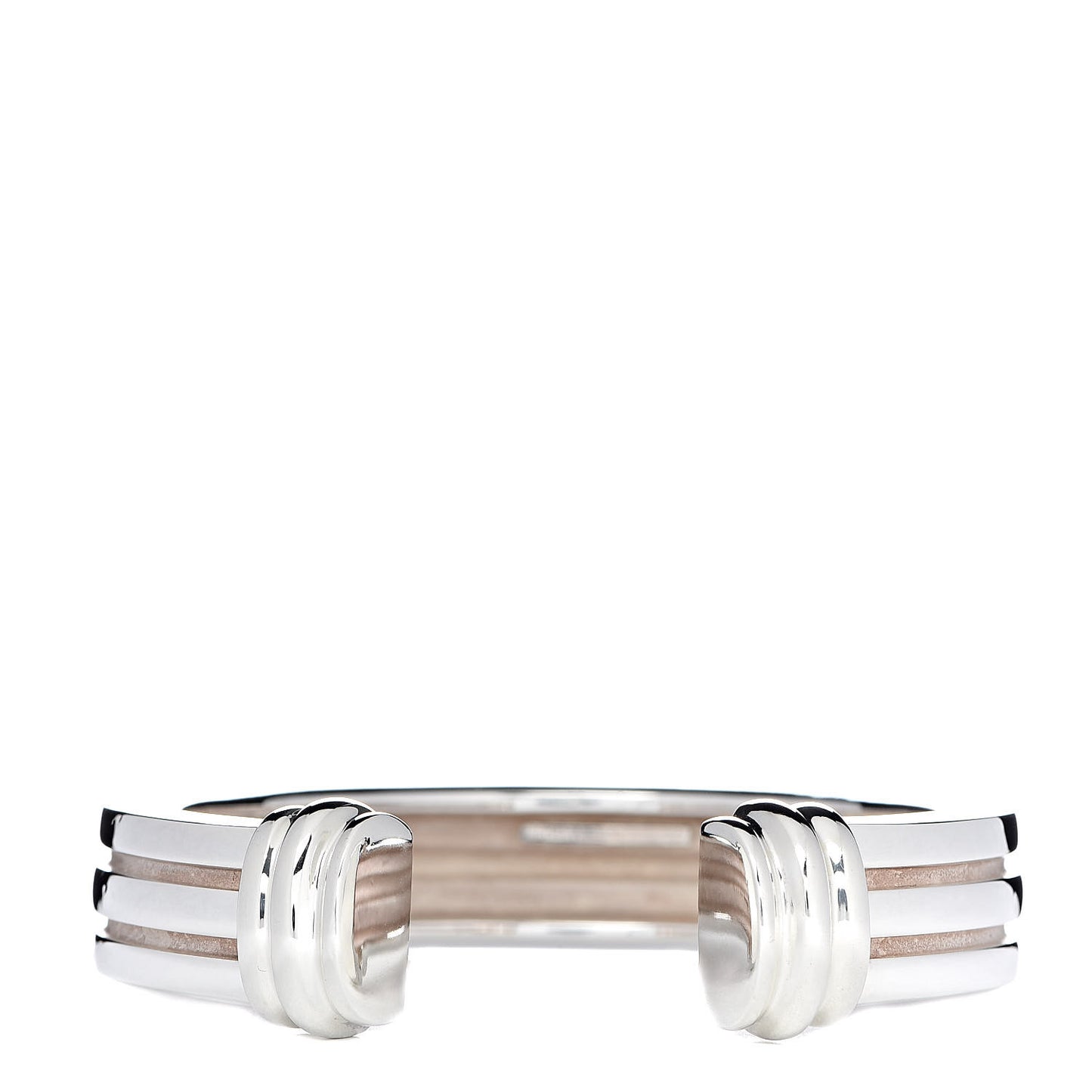 Sterling Silver Atlas Ribbed Cuff Bracelet