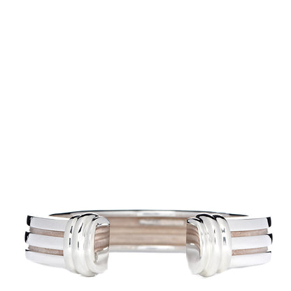 Tiffany Sterling Silver Atlas Ribbed Cuff Bracelet 1 of 7