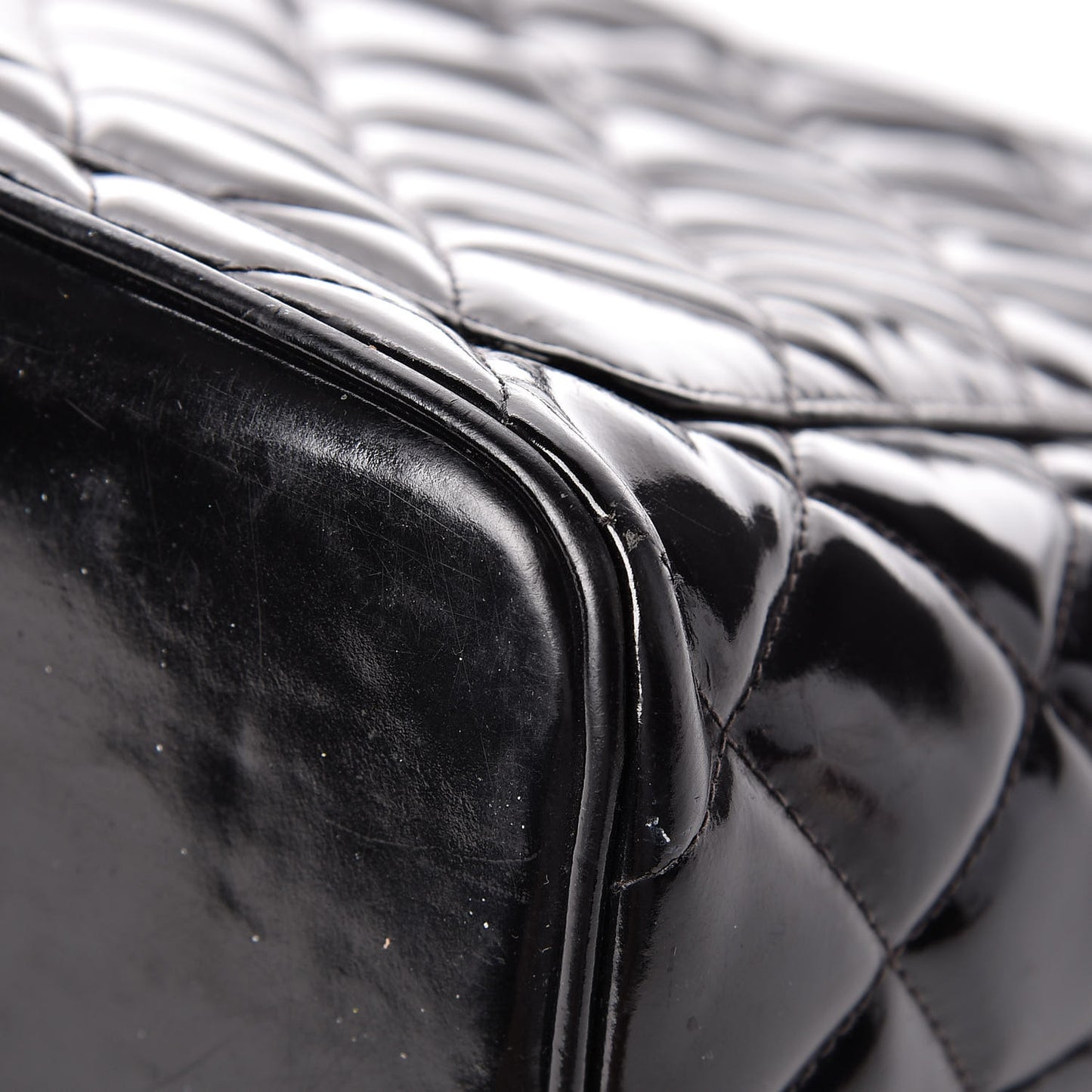 Patent Medallion Tote Black