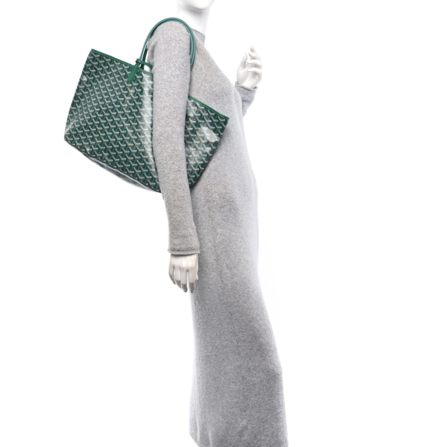 Goyard Goyardine Saint Louis PM Green 2 of 11