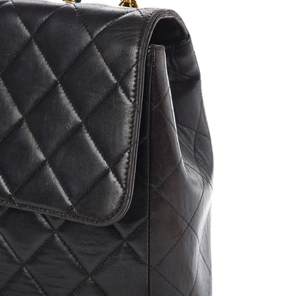 Chanel Lambskin Quilted Jumbo Single Flap Black 16 of 21
