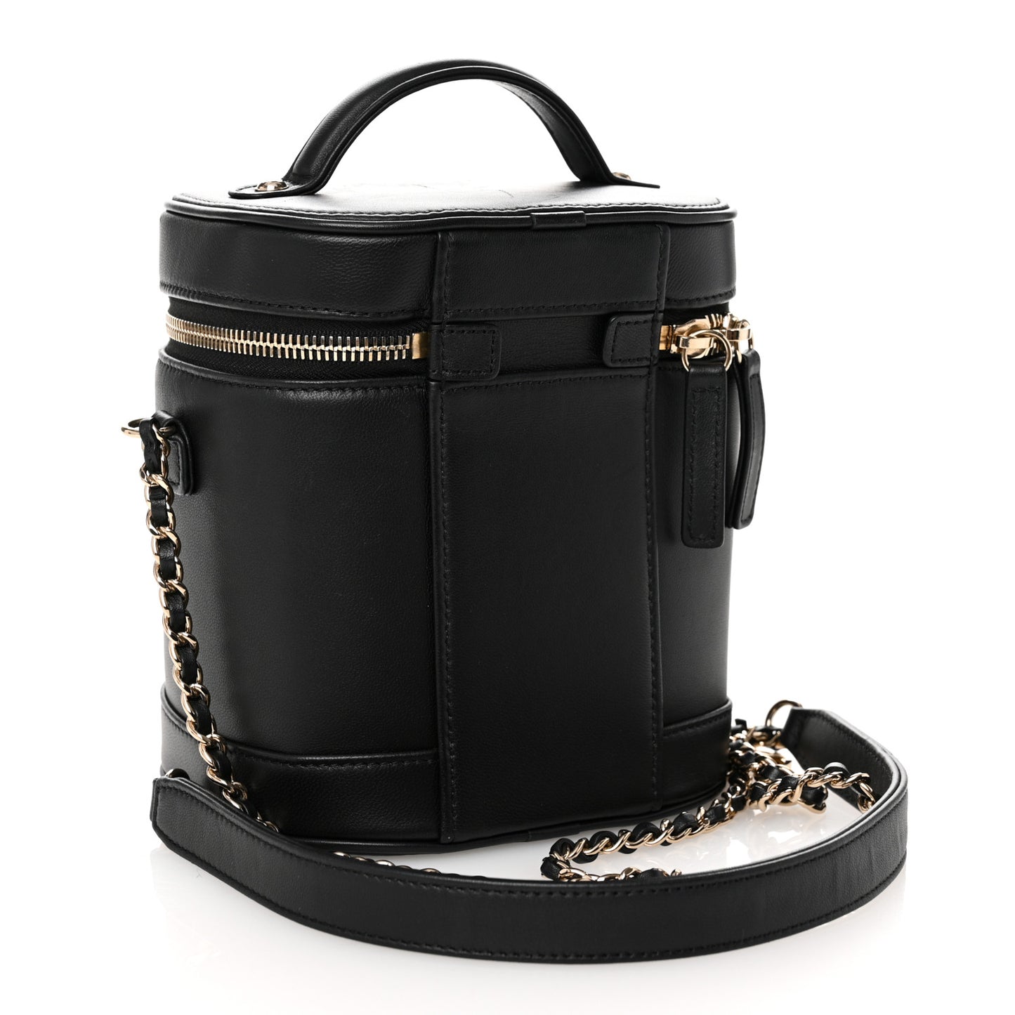 Lambskin Timeless Vanity Cosmetic Case Black