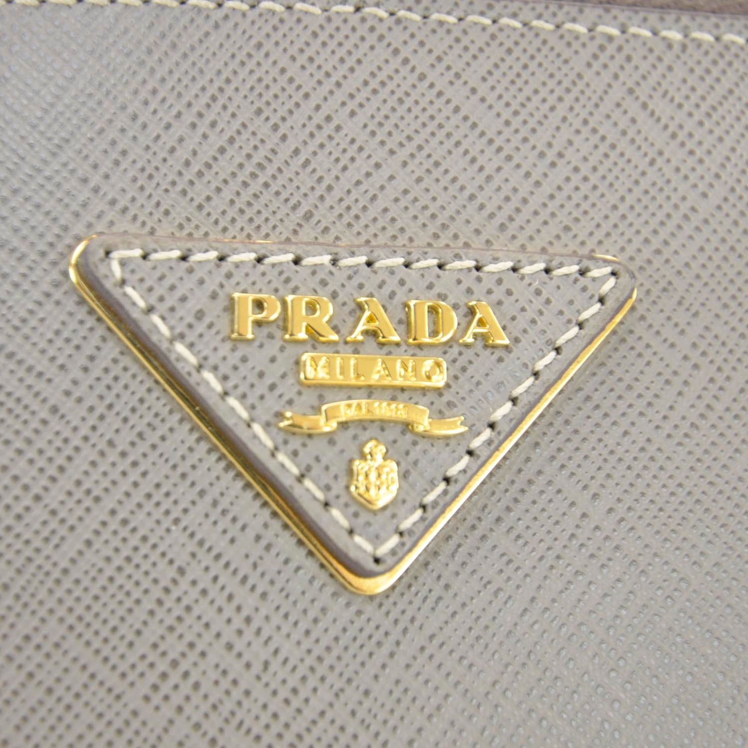 Prada Saffiano Lux Promenade Tote Argilla 8 of 10