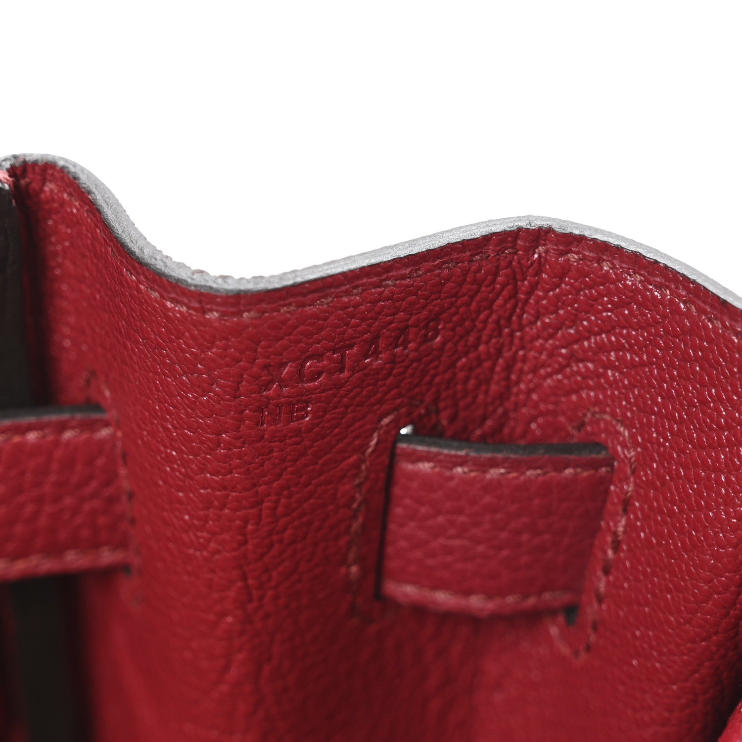 Hermes Togo Kelly Retourne 32 Rubis 7 of 10