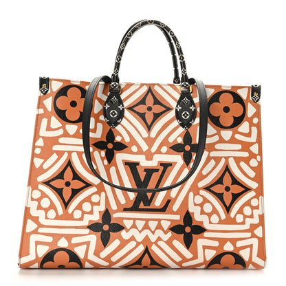 Louis Vuitton Monogram Giant Crafty Onthego GM Crème Caramel 1 of 10
