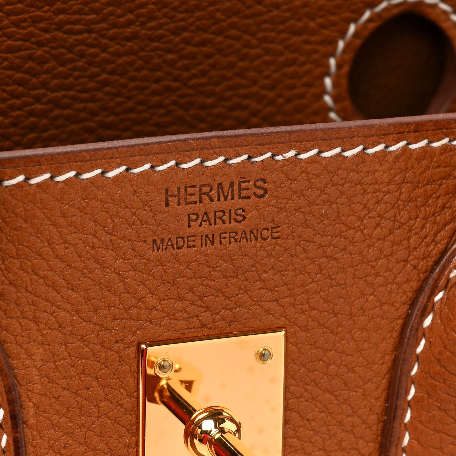 Hermes Natural Barenia Faubourg Birkin 25 Fauve 6 of 13