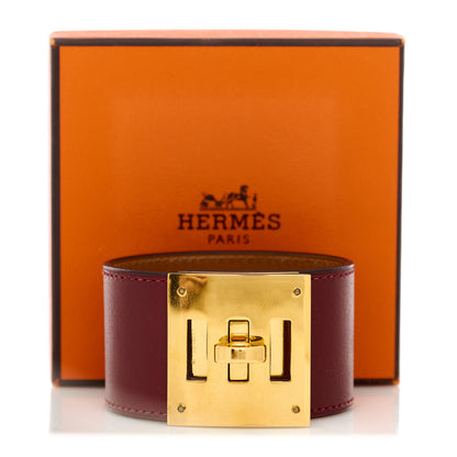 Hermes Swift Kelly Dog Bracelet T3 Bordeaux 6 of 6