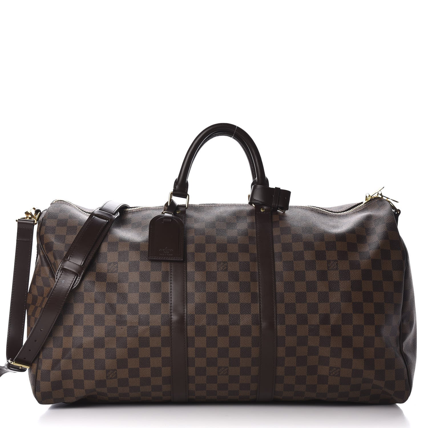 Louis Vuitton Damier Ebene Keepall Bandouliere 55 1 of 8