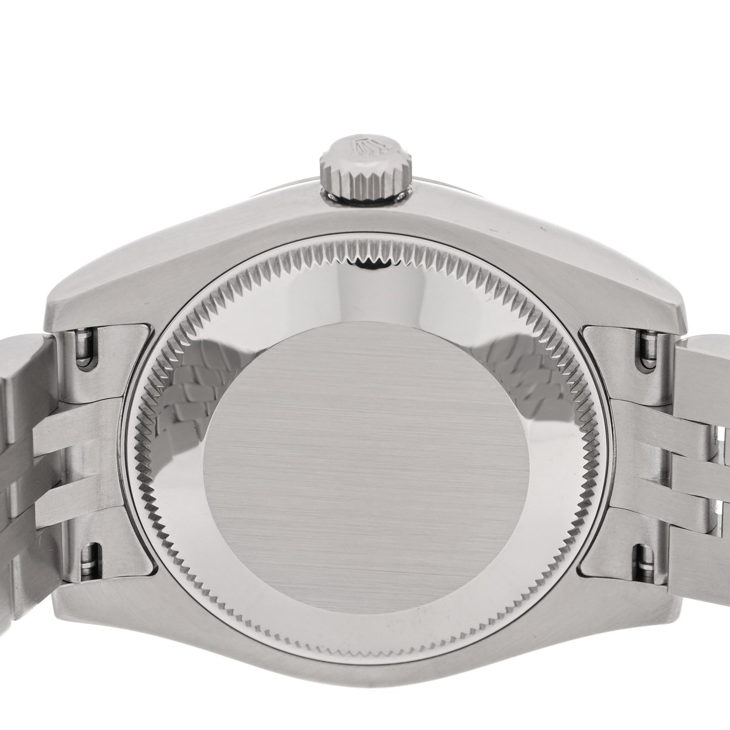 Stainless Steel 18K White Gold Diamond 31mm Oyster Perpetual Datejust Watch Black 178274