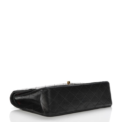 Chanel Lambskin Quilted Medium Double Flap Black 4 of 12
