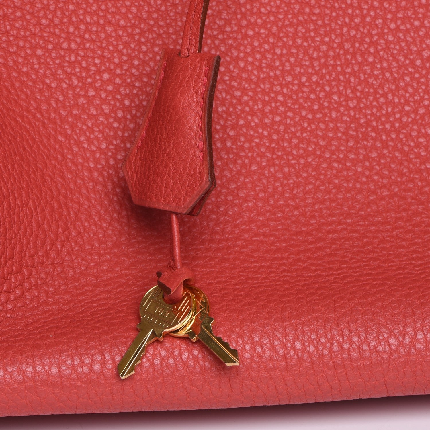 Hermes Taurillon Clemence Birkin 35 Bougainvillea 8 of 34