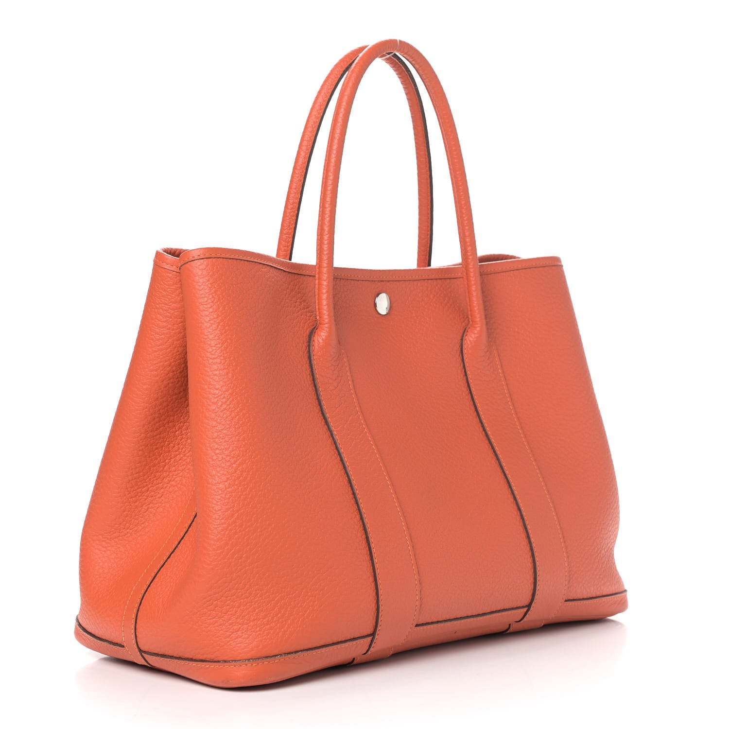 Hermes Vache Country Garden Party 36 MM Orange 2 of 4