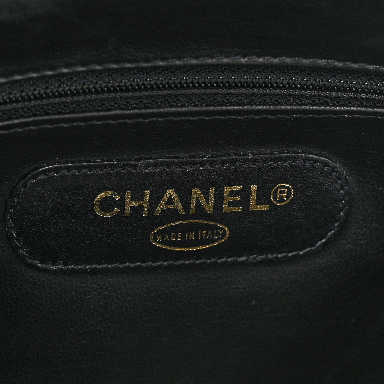 Chanel Calfskin Stitched XL Weekender Black 9 of 18