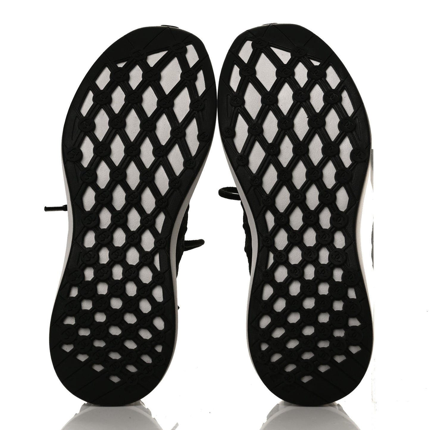 Fabric Logo Sneakers 35.5 Black