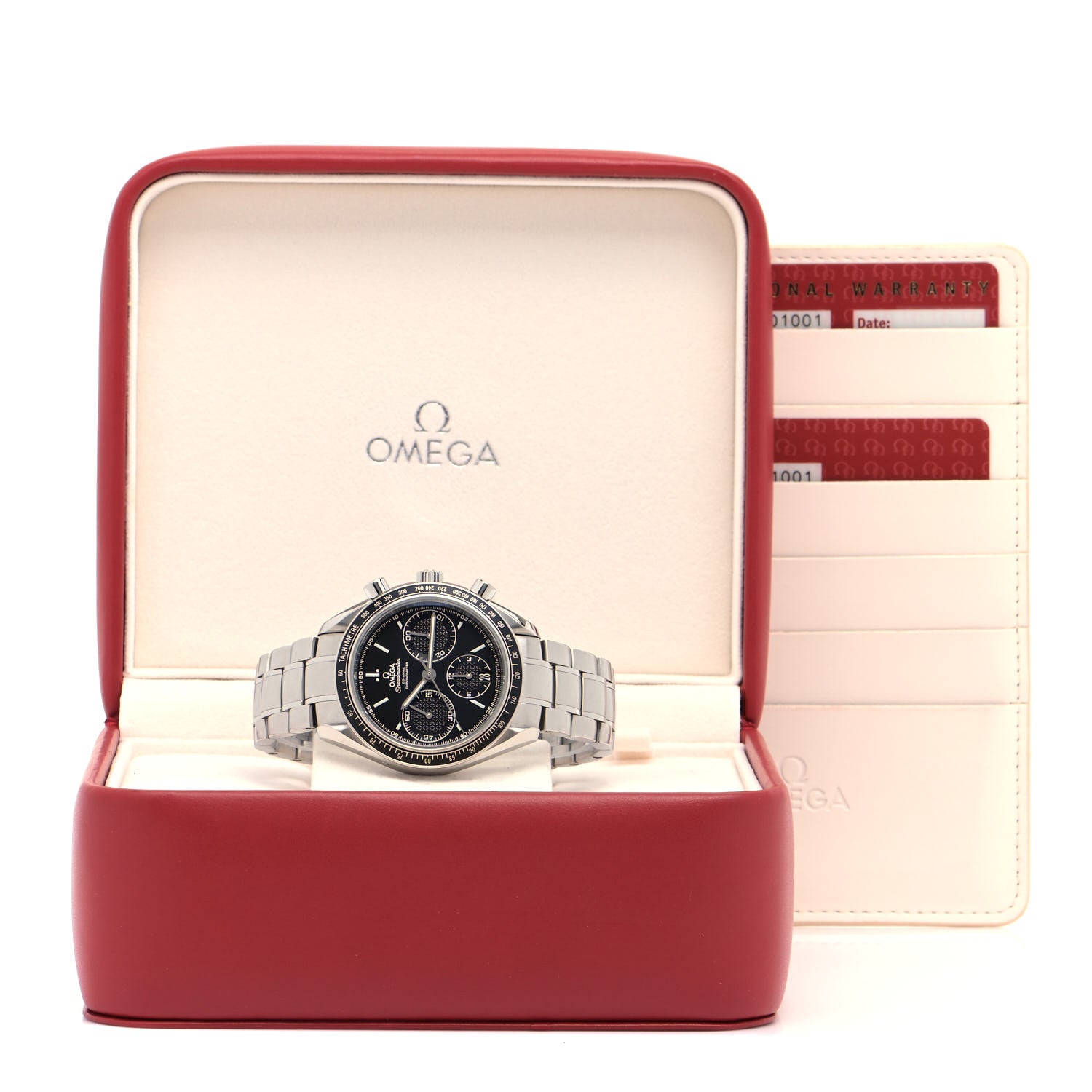 Omega Stainless Steel 40mm Speedmaster Racing Co-Axial Chronograph Automatic Watch Black 326.30.40.50.01.001 5 of 5