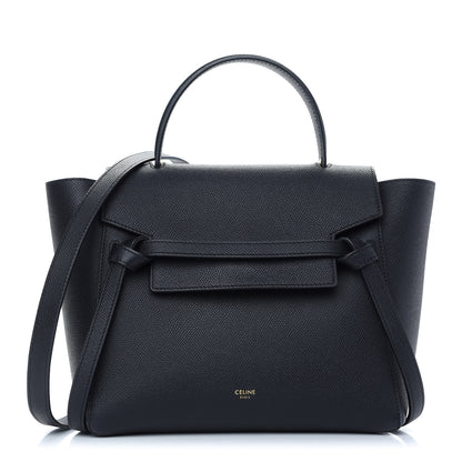 Celine Grained Calfskin Micro Belt Bag Black 1 of 9