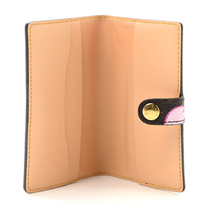 Louis Vuitton Monogram Cherry Blossom Carnet de Bal Mini Agenda Cover Brown 5 of 6