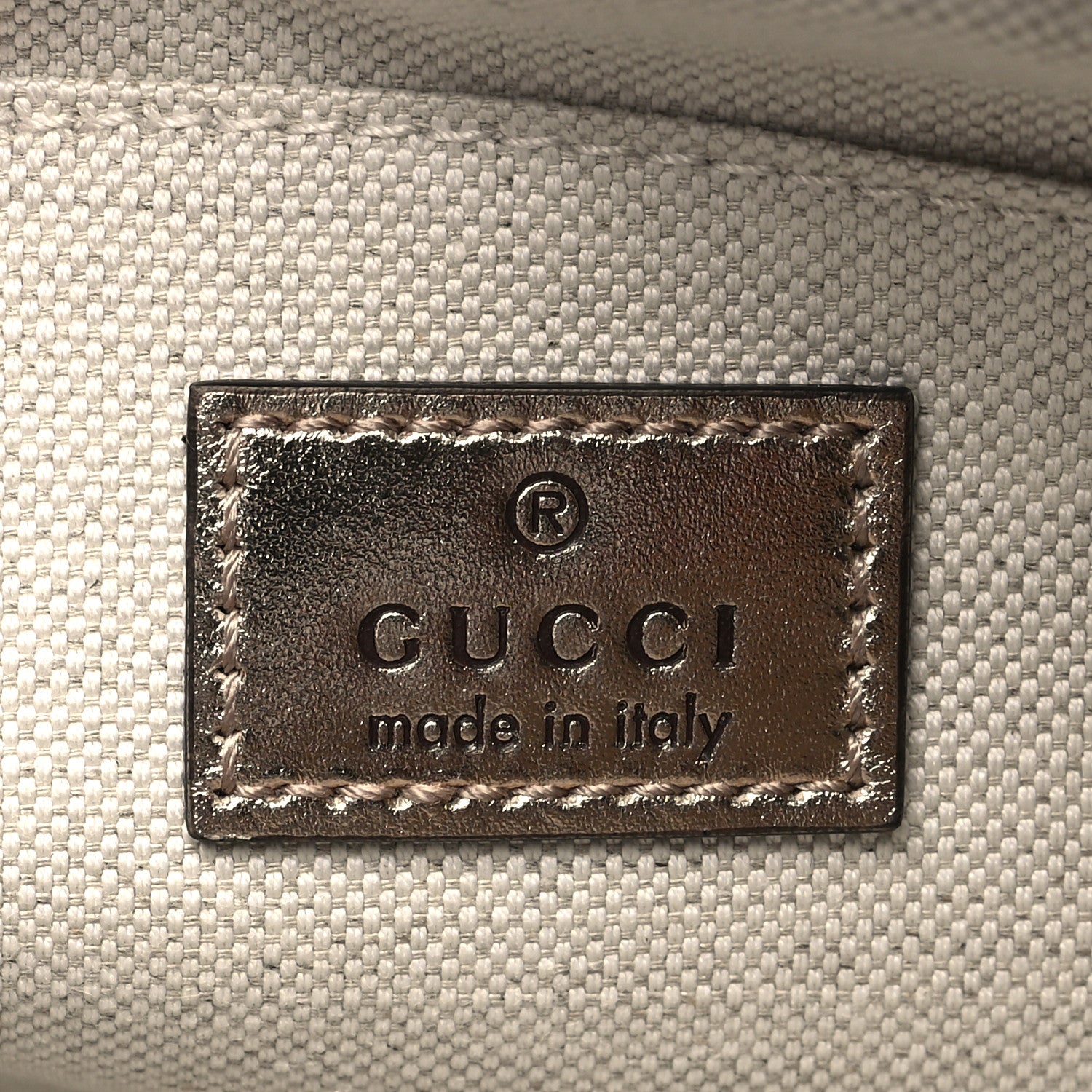 Gucci Metallic Sakai Be Green Calfskin Diagonal Stitched Small Blondie Shoulder Bag Golden Beige 6 of 9