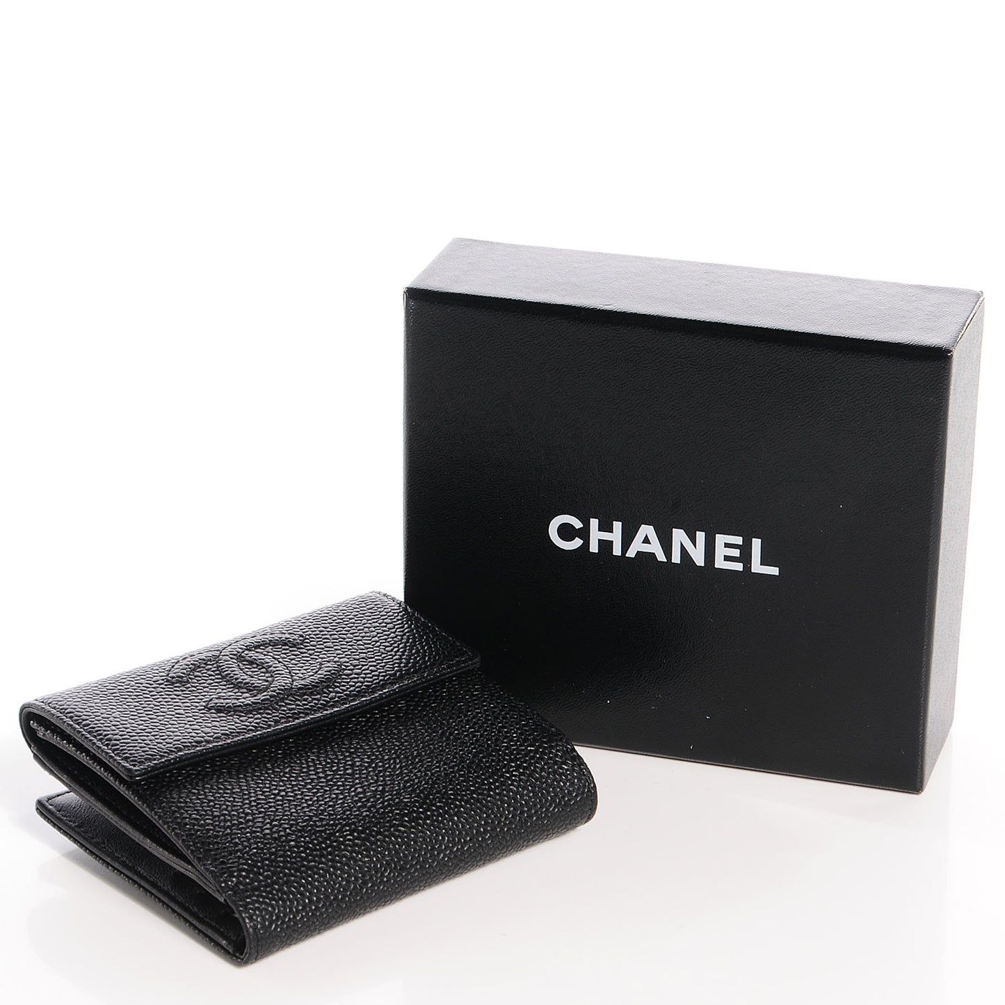 Caviar CC Small Wallet Black