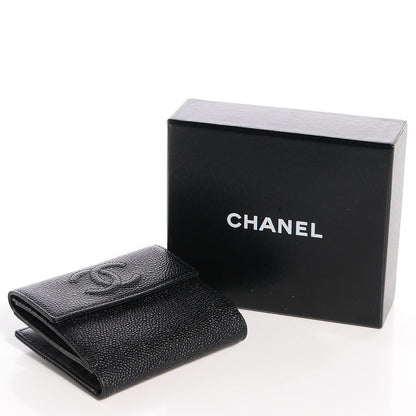 Chanel Caviar CC Small Wallet Black 4 of 7