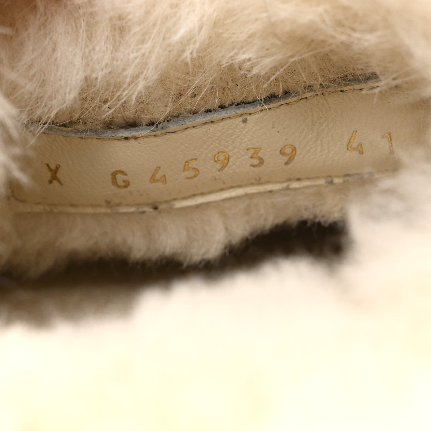 Chanel Suede Shearling CC Cap Toe Mules 41 Beige Black 9 of 10