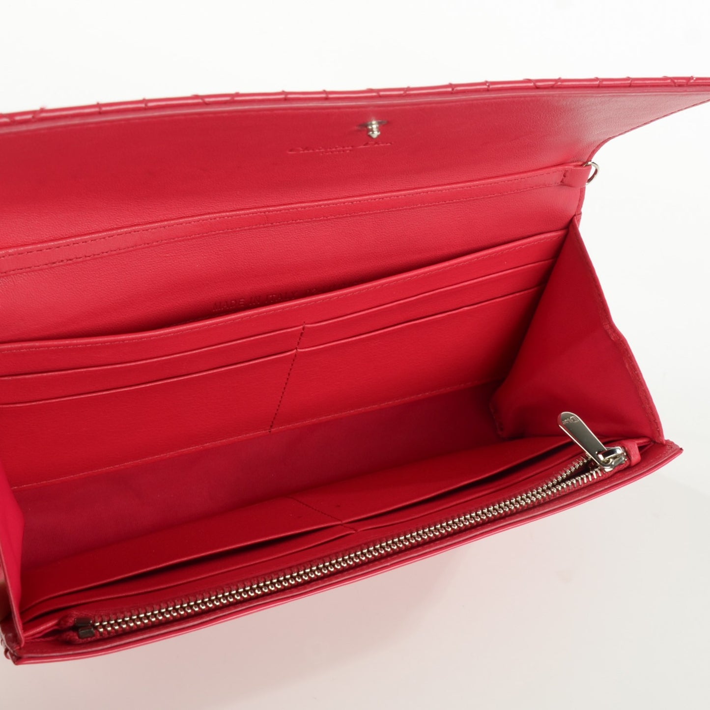 Patent Cannage Rendez-vous Chain Wallet Pink